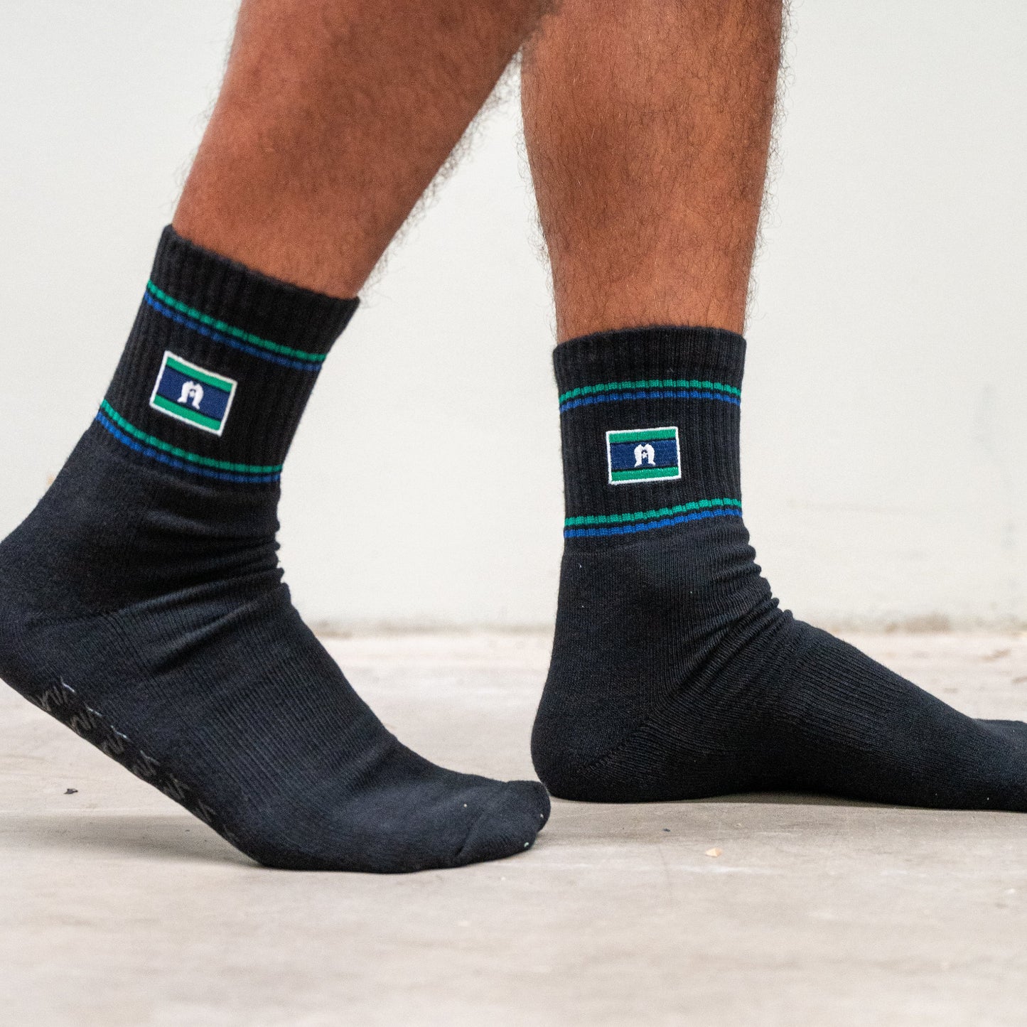 Torres Strait Island - Grip Socks Black Unisex