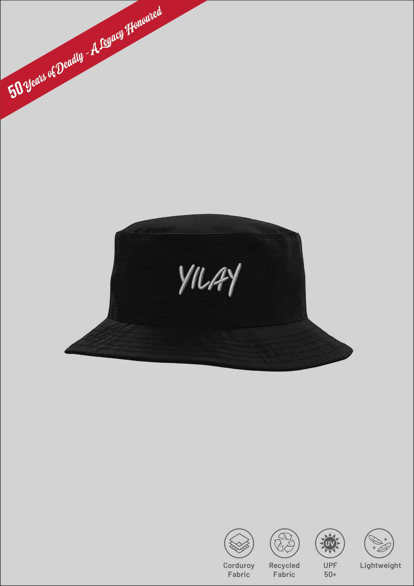 NAIDOC Corduroy Bucket Hat - Black