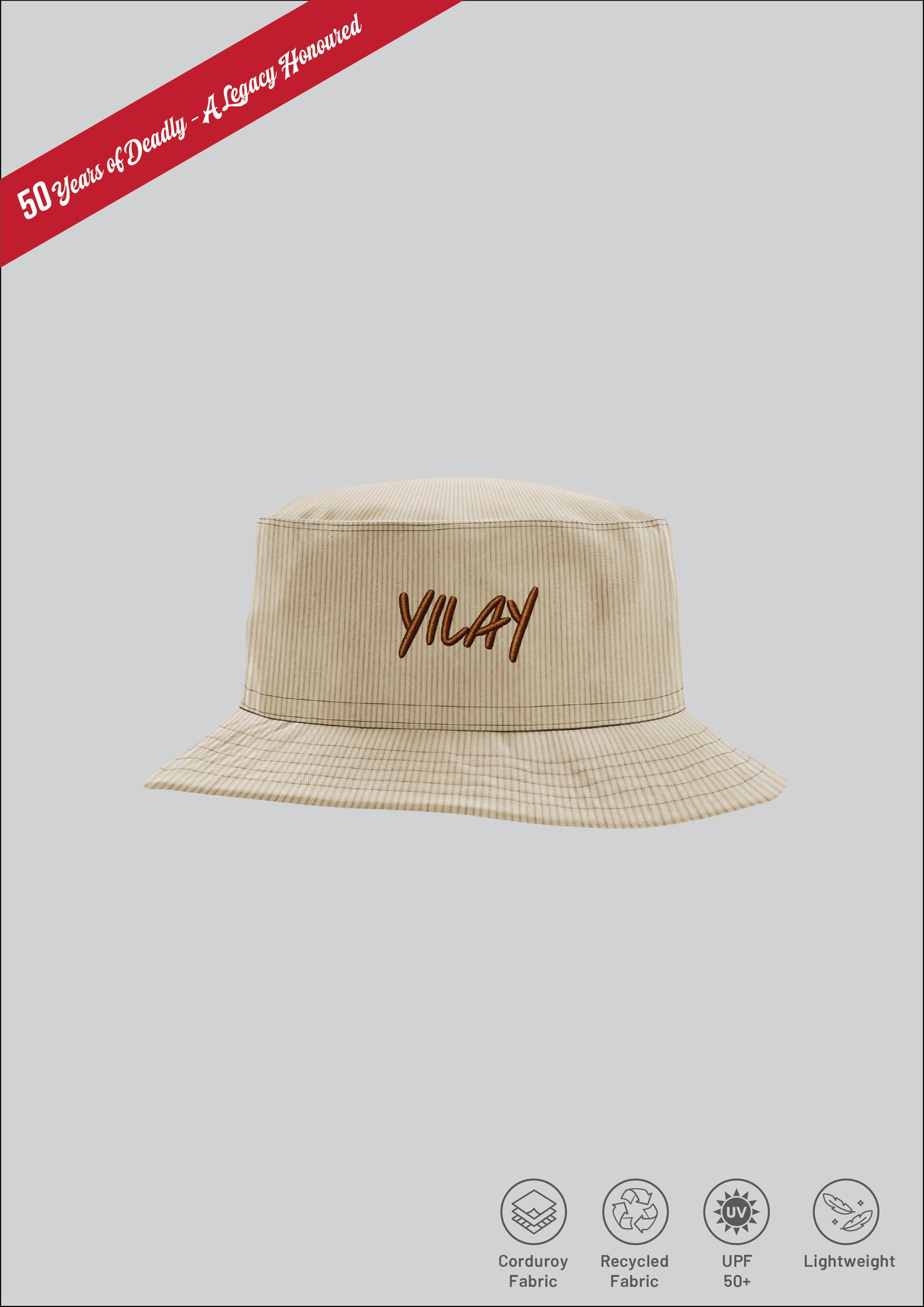 NAIDOC Corduroy Bucket Hat - Beige