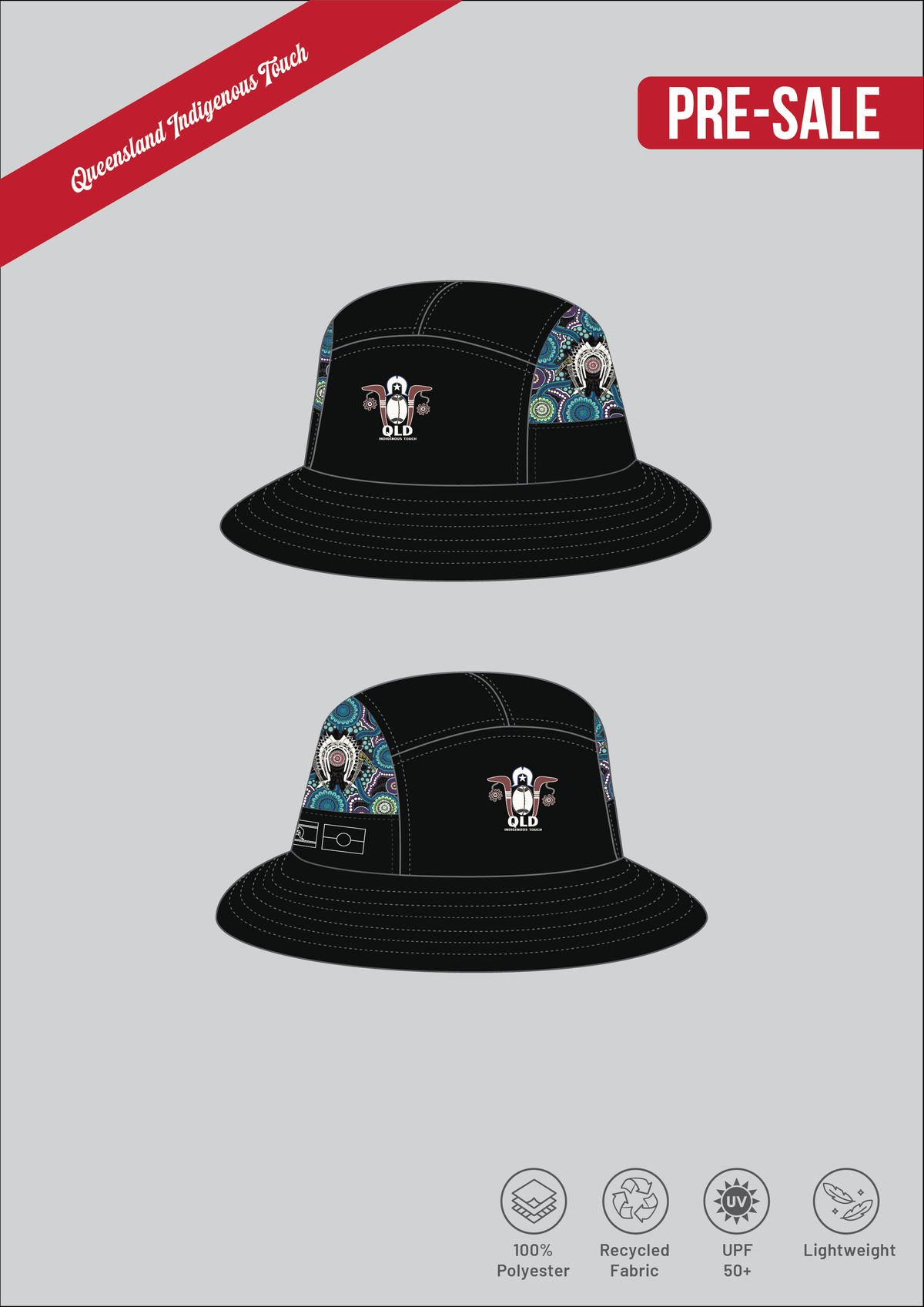 Queensland Indigenous Touch | Bucket Hat