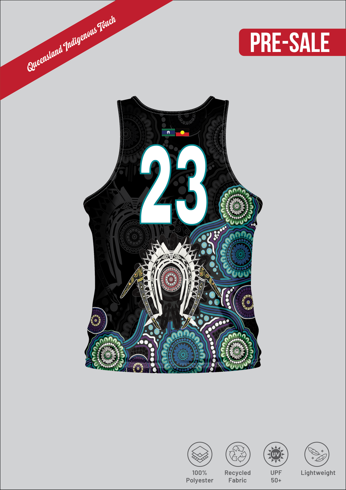 Queensland Indigenous Touch | Sports Singlet