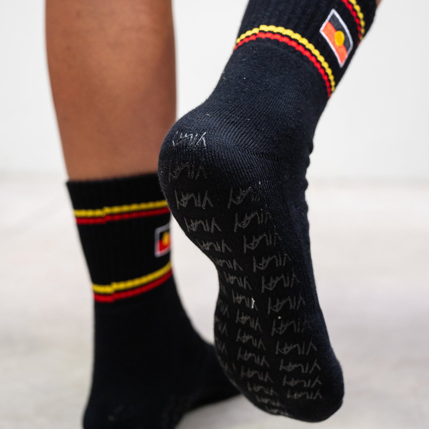 Aboriginal - Grip Socks Black Unisex