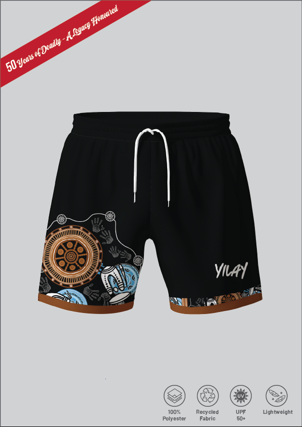 50 Years of Deadly - Gym Shorts