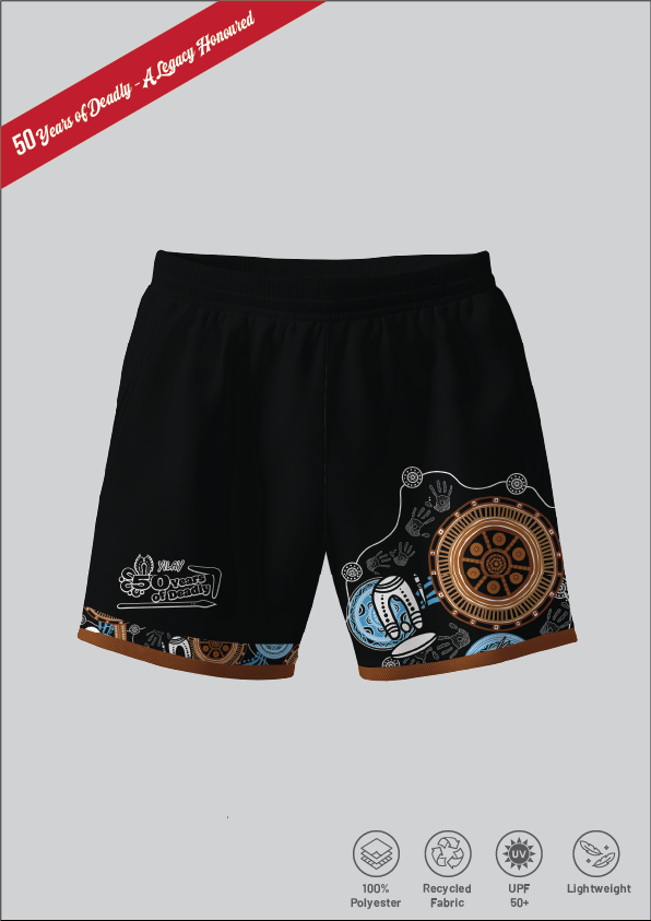 50 Years of Deadly - Gym Shorts