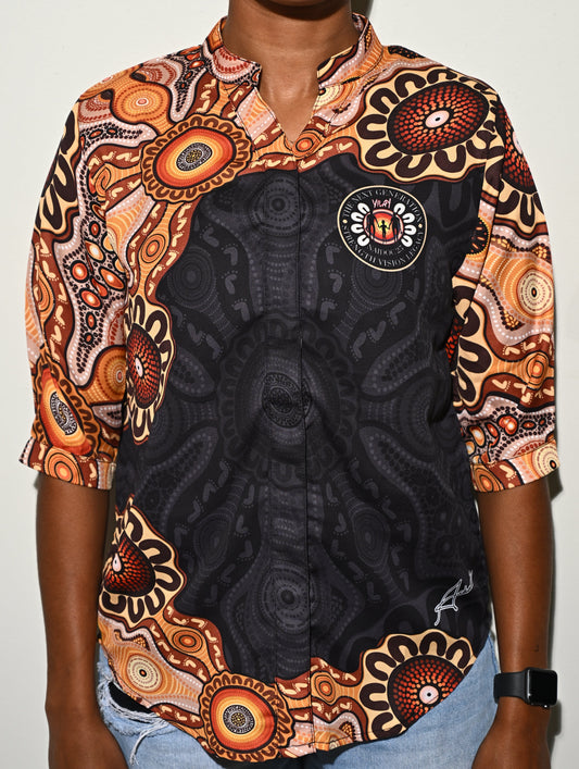 Intergenerational Learning & Sharing on Country  Ladies Blouse