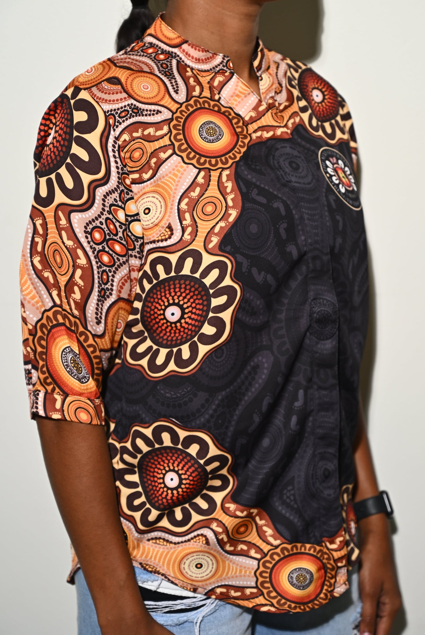 Intergenerational Learning & Sharing on Country  Ladies Blouse