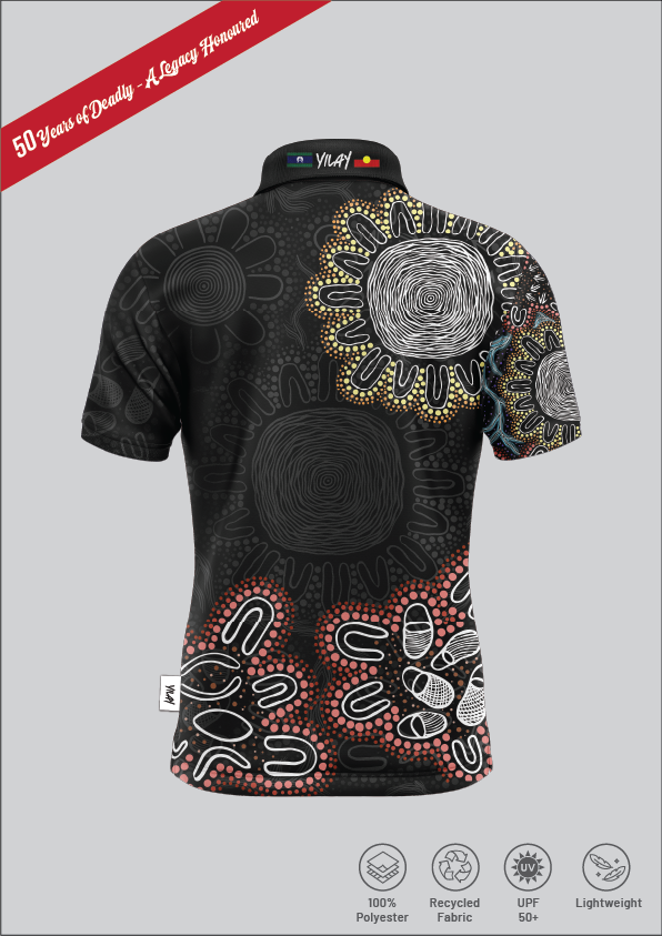 Honouring 50 Years of Deadly - Black Corp Elite Polo