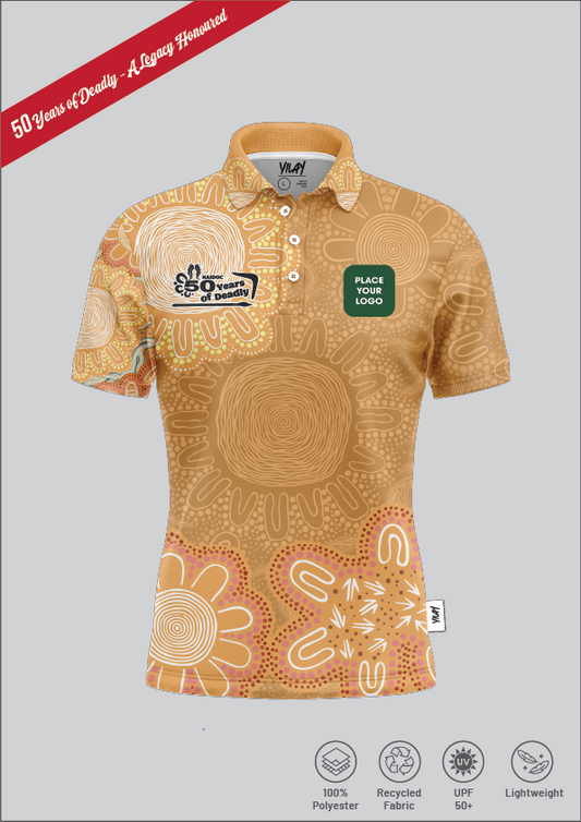 Honouring 50 Years of Deadly - Coloured Corp Elite Polo