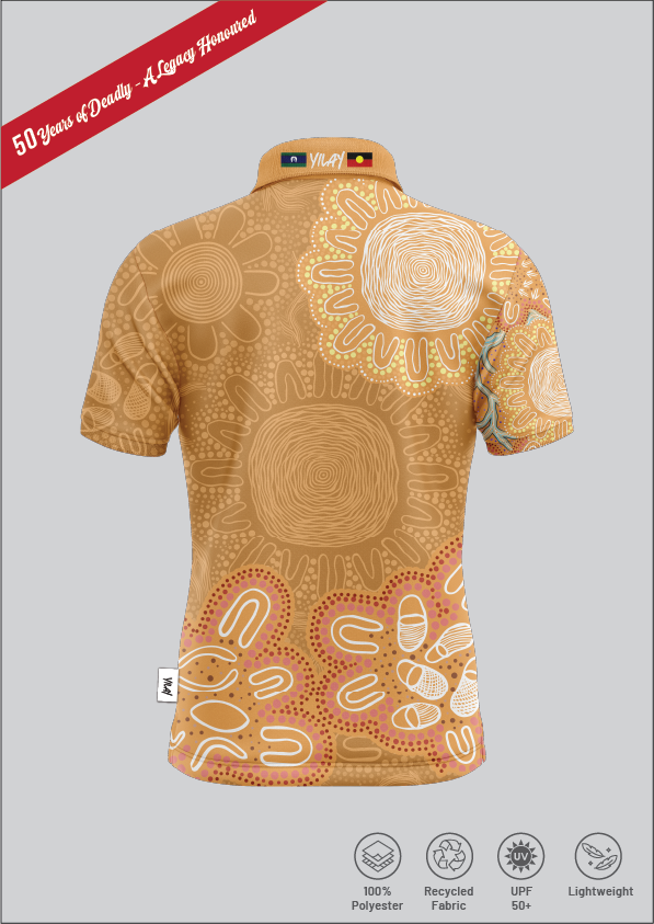 Honouring 50 Years of Deadly - Coloured Corp Elite Polo