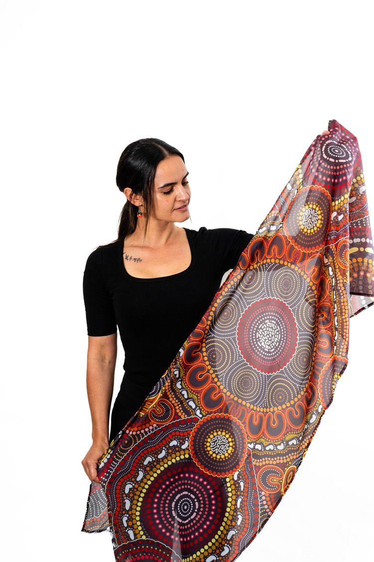 Anwernekenhe Akngerrepate Mapeke (Eastern Arrernte) Scarves