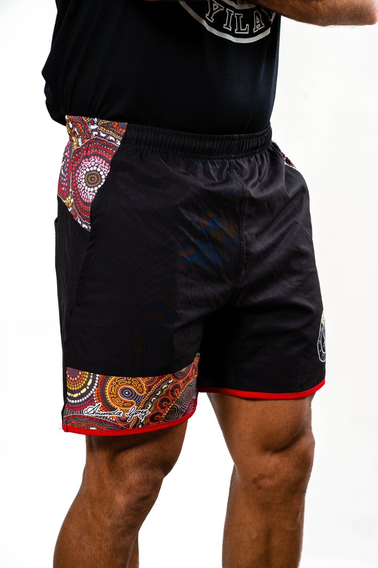 Anwernekenhe Akngerrepate Mapeke (Eastern Arrernte) Sport Short - MEN'S size