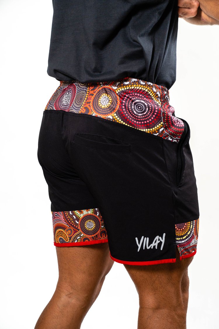 Anwernekenhe Akngerrepate Mapeke (Eastern Arrernte) Sport Short - MEN'S size