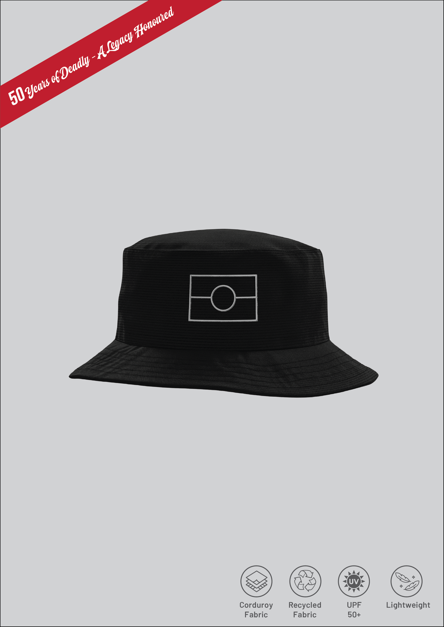NAIDOC Corduroy Bucket Hat - Black