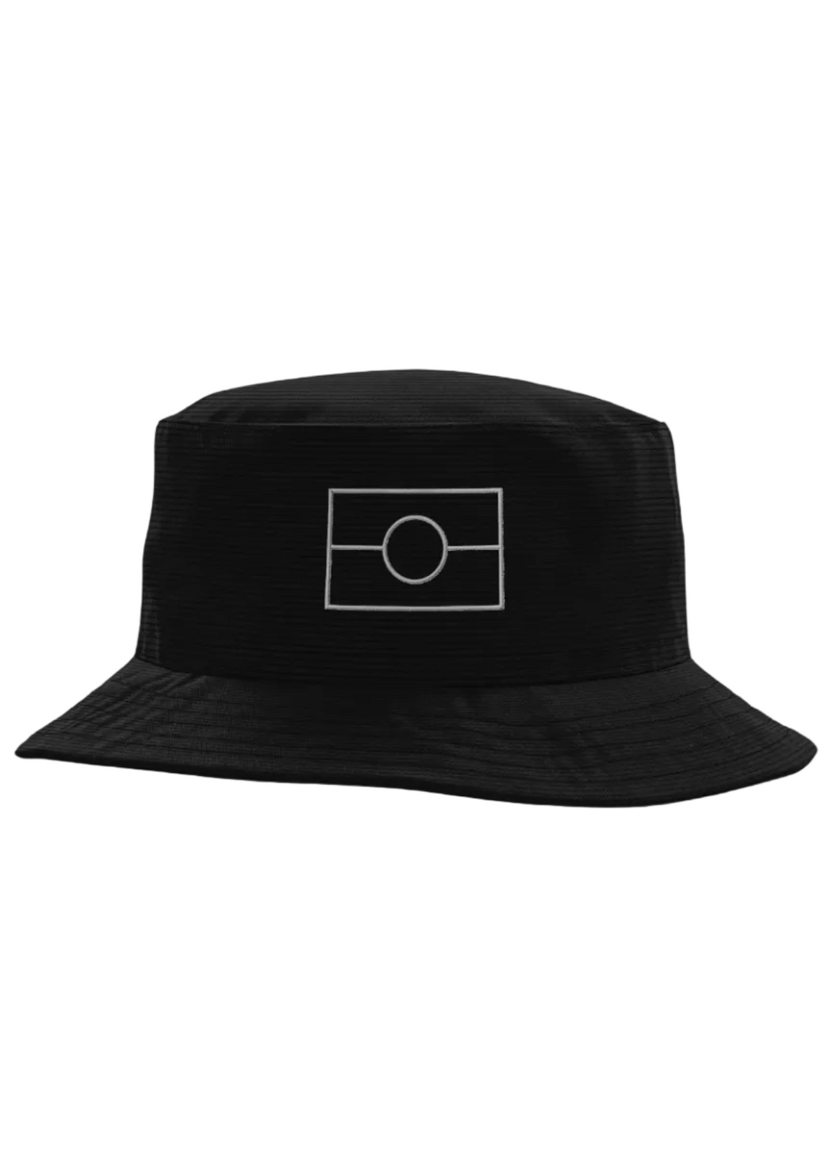 Flag Corduroy Bucket Hat - Black