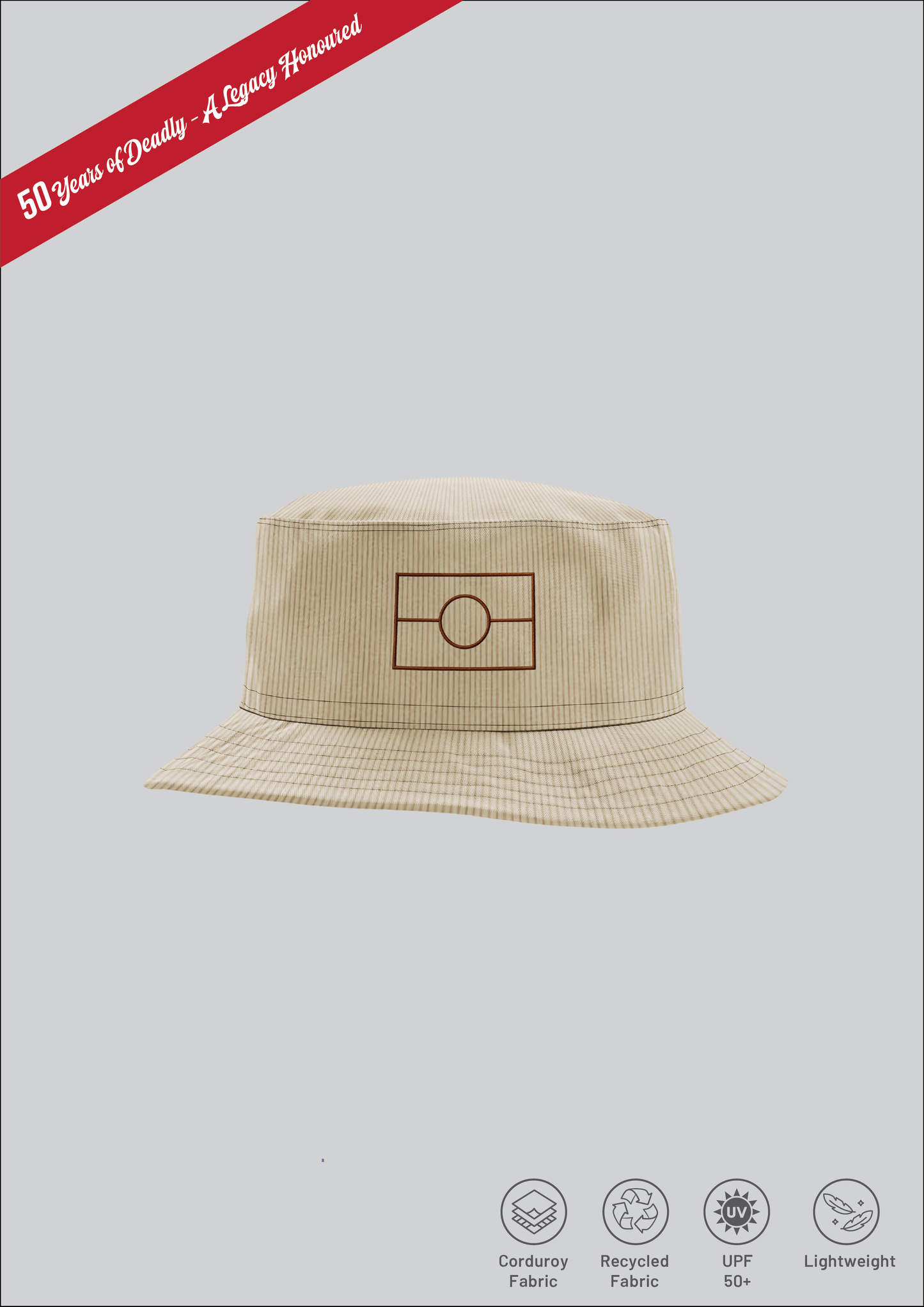 NAIDOC Corduroy Bucket Hat - Beige