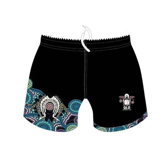 Queensland Indigenous Tough - Sports Shorts