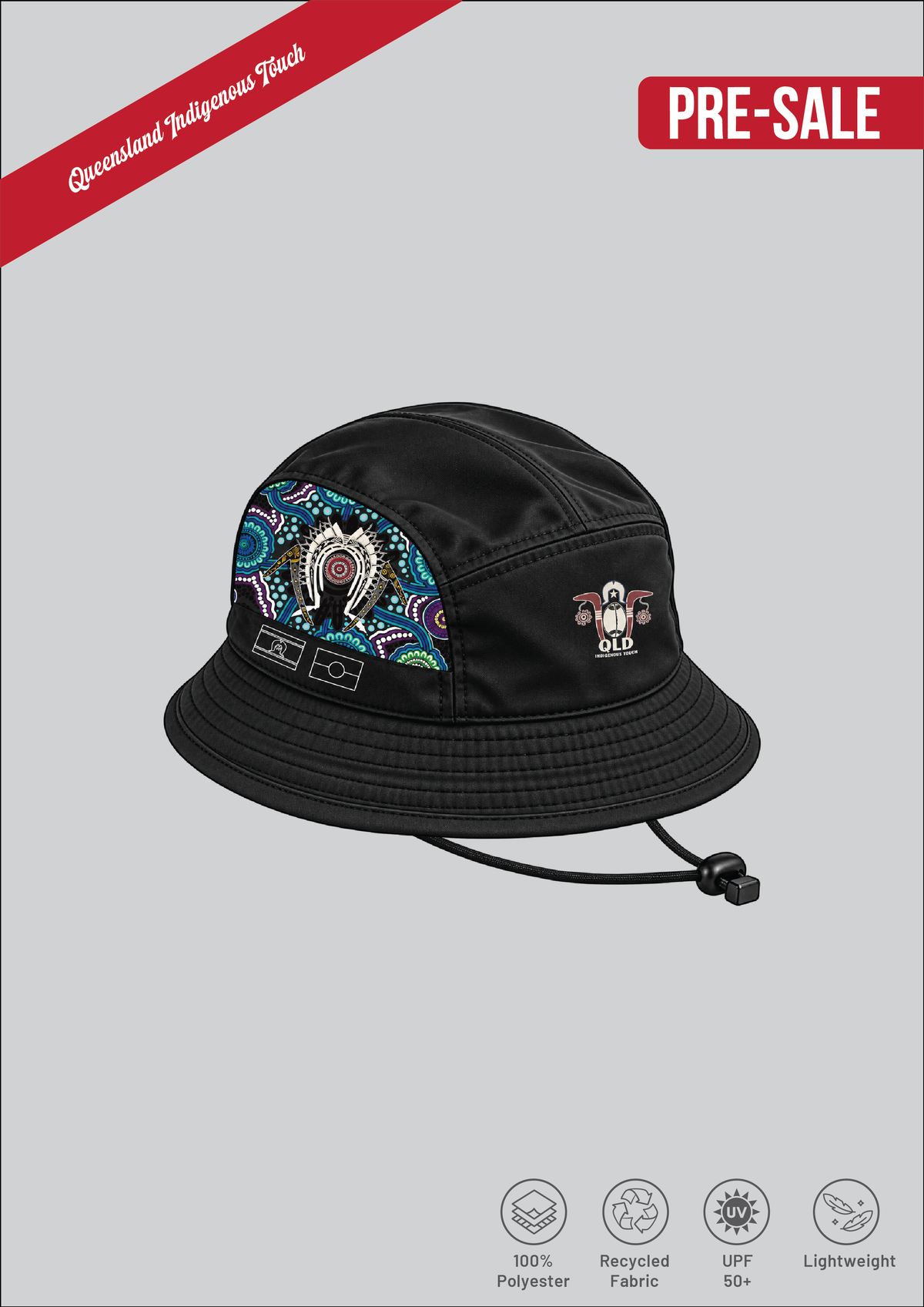 Queensland Indigenous Touch | Bucket Hat
