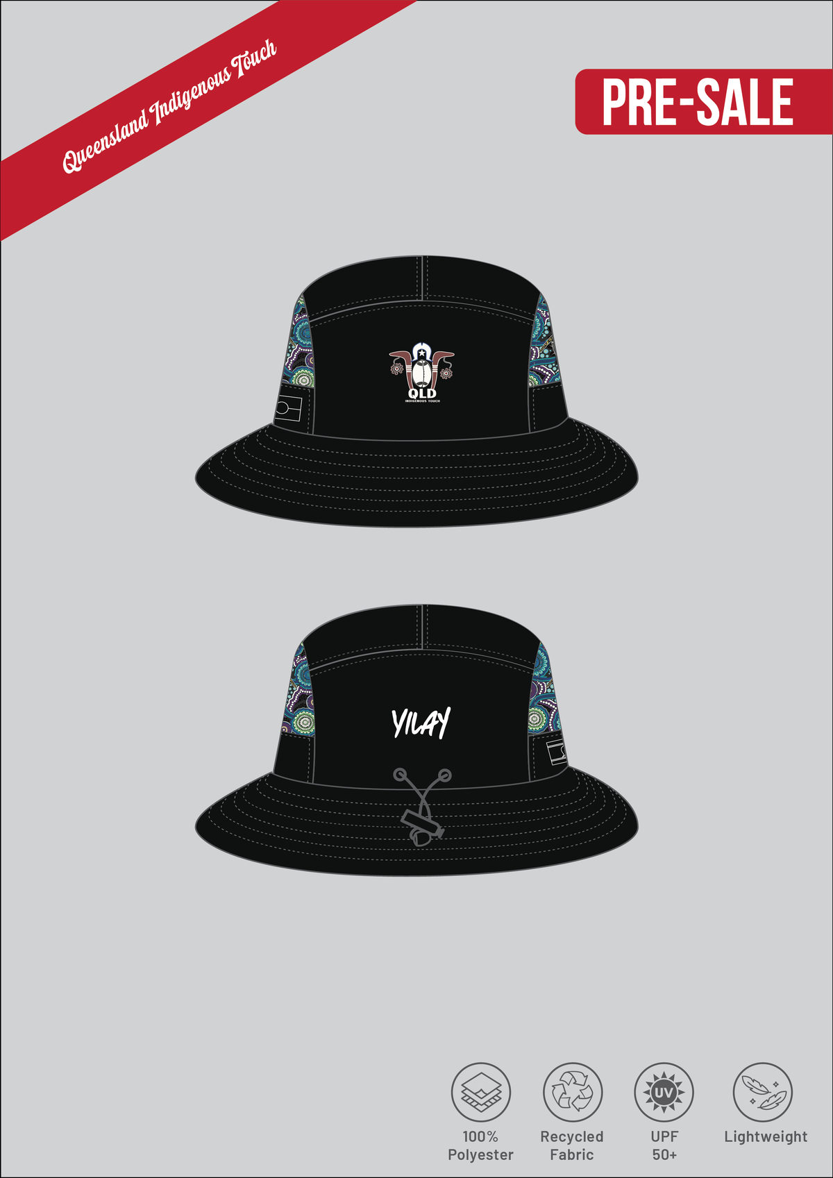 Queensland Indigenous Touch | Bucket Hat