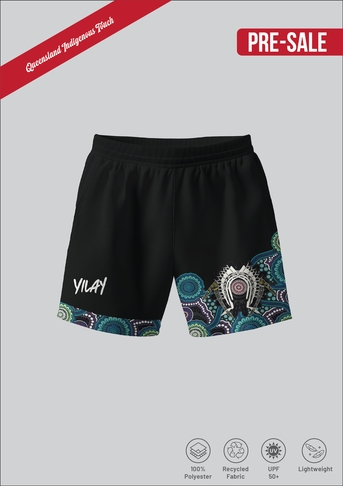 Queensland Indigenous Touch | Sports Shorts