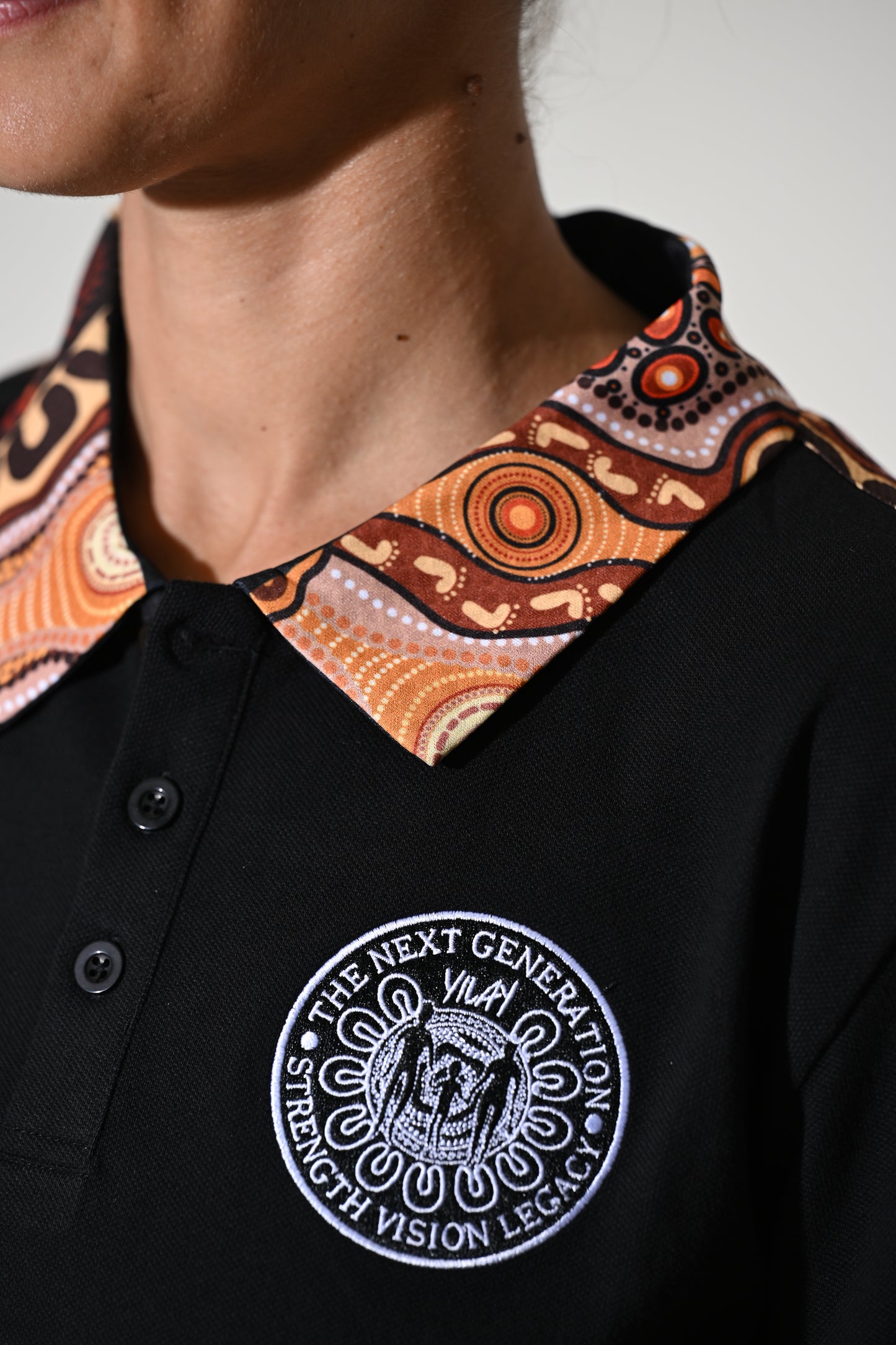 Intergenerational Learning & Sharing on Country - Cotton Polo