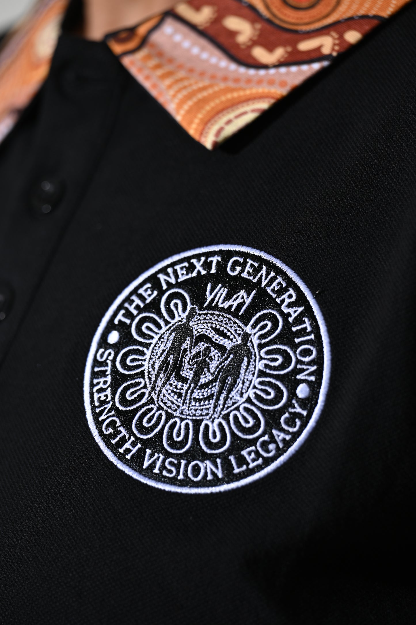 Intergenerational Learning & Sharing on Country - Cotton Polo