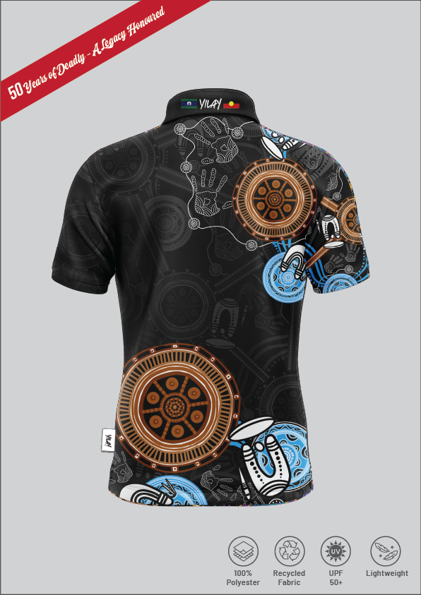 50 Years of Deadly - Black Corp Elite  Polo