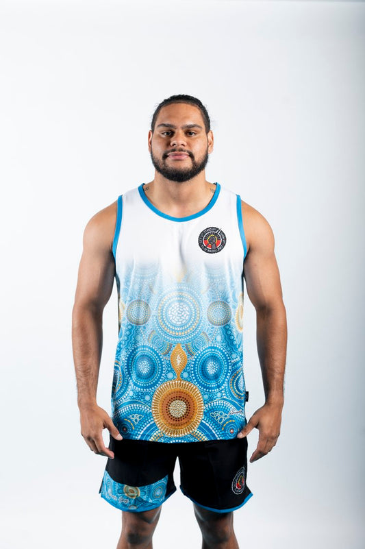 Iterlarentye Anwernekenhe Arratye Atnyenetyeke (Eastern Arrernte) Sport Singlet - MEN'S