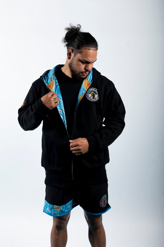 Iterlarentye Anwernekenhe Arratye Atnyenetyeke (Eastern Arrernte) - Cotton/Poly Hoodie - MEN'S