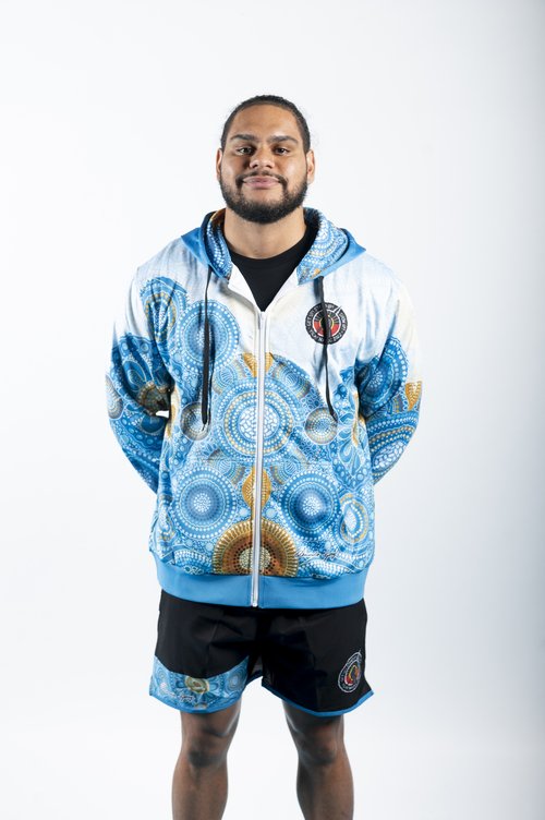 Iterlarentye Anwernekenhe Arratye Atnyenetyeke (Eastern Arrernte) - Full Zipper Hoodie - MEN'S