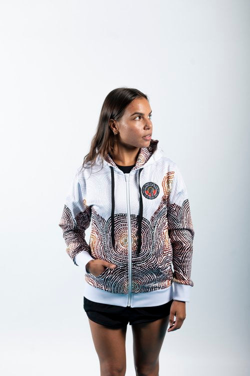 Get Up, Stand Up, Show Up - Full Zipper Hoodie - WOMEN'S