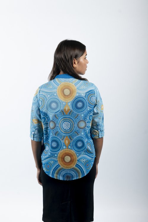 Iterlarentye Anwernekenhe Arratye Atnyenetyeke (Eastern Arrernte) Corporate Blouses - WOMEN'S